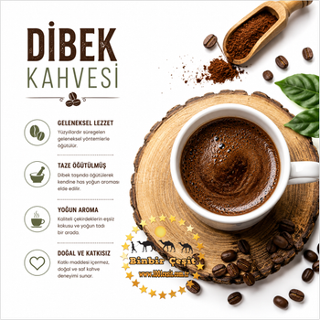 �ekero�lu Minnettar Dibek Kahvesi 1000 Gr - Yumu�ak ��imli Geleneksel Dibek Kahvesi