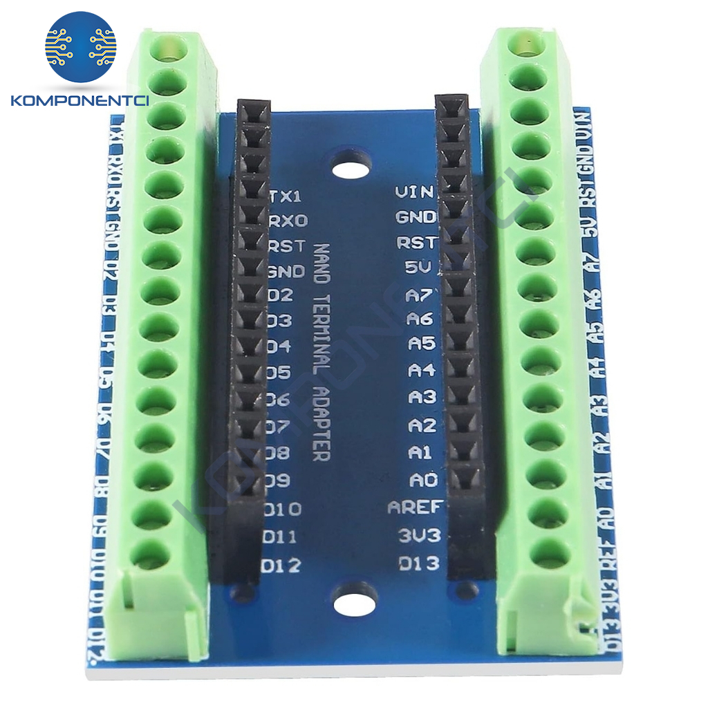 Terminal Adaptor Arduino Arduino Nano Adaptör Klemens Shield | Komponentci