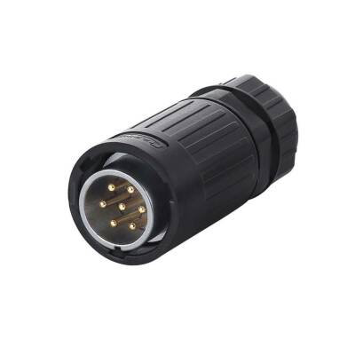 YA-20-C07PE-01-001 7-Pin Su Geçirmez Konnektör - Erkek