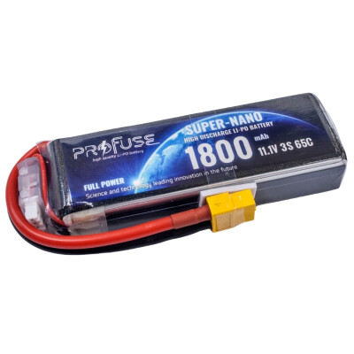 11.1V 3S 1800mAh 65C Lipo Batarya