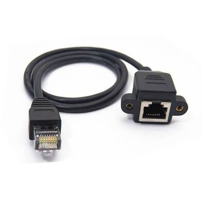 RJ45 10m Panel Tipi Ethernet Uzatma Kablosu