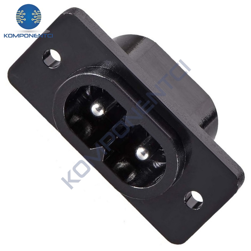 IC-212-2 AC Teyp Soketi C8 2 Pin Erkek Şase