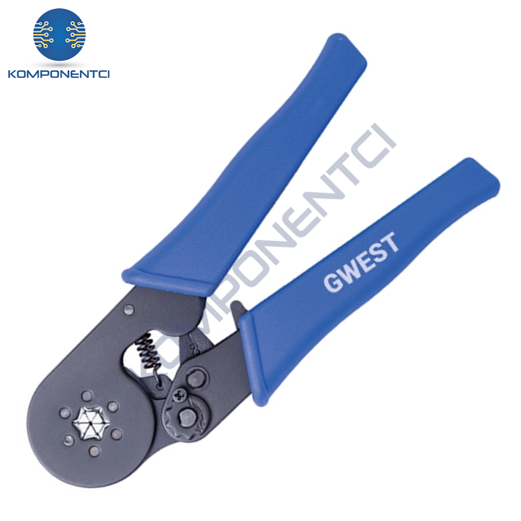 Gwest GW-9 Kablo Yüksüğü Sıkma Pensesi (6 Köşe) 0.08-6 mm²