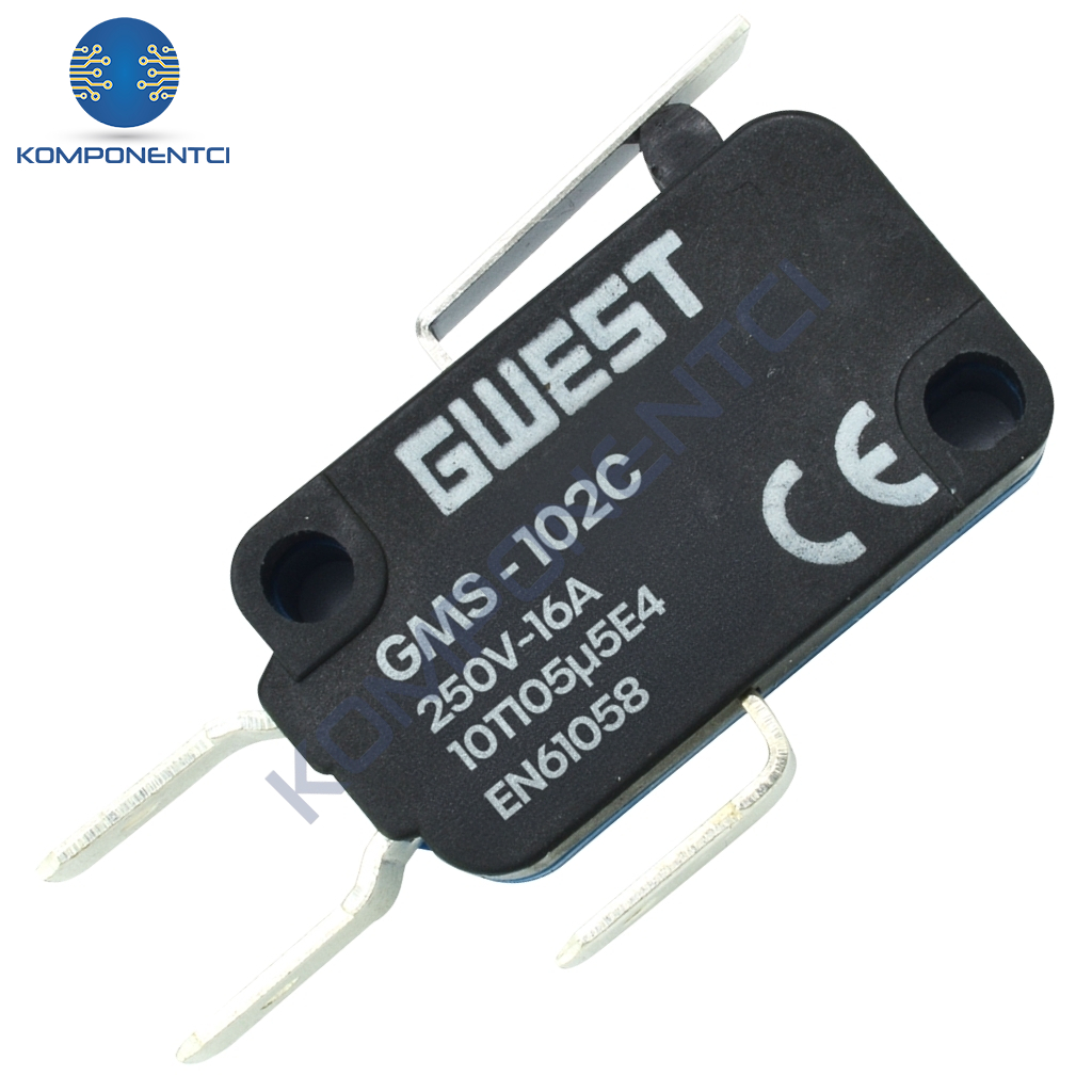 Gwest GMS-102C Kısa Kollu Mikro Switch 10A