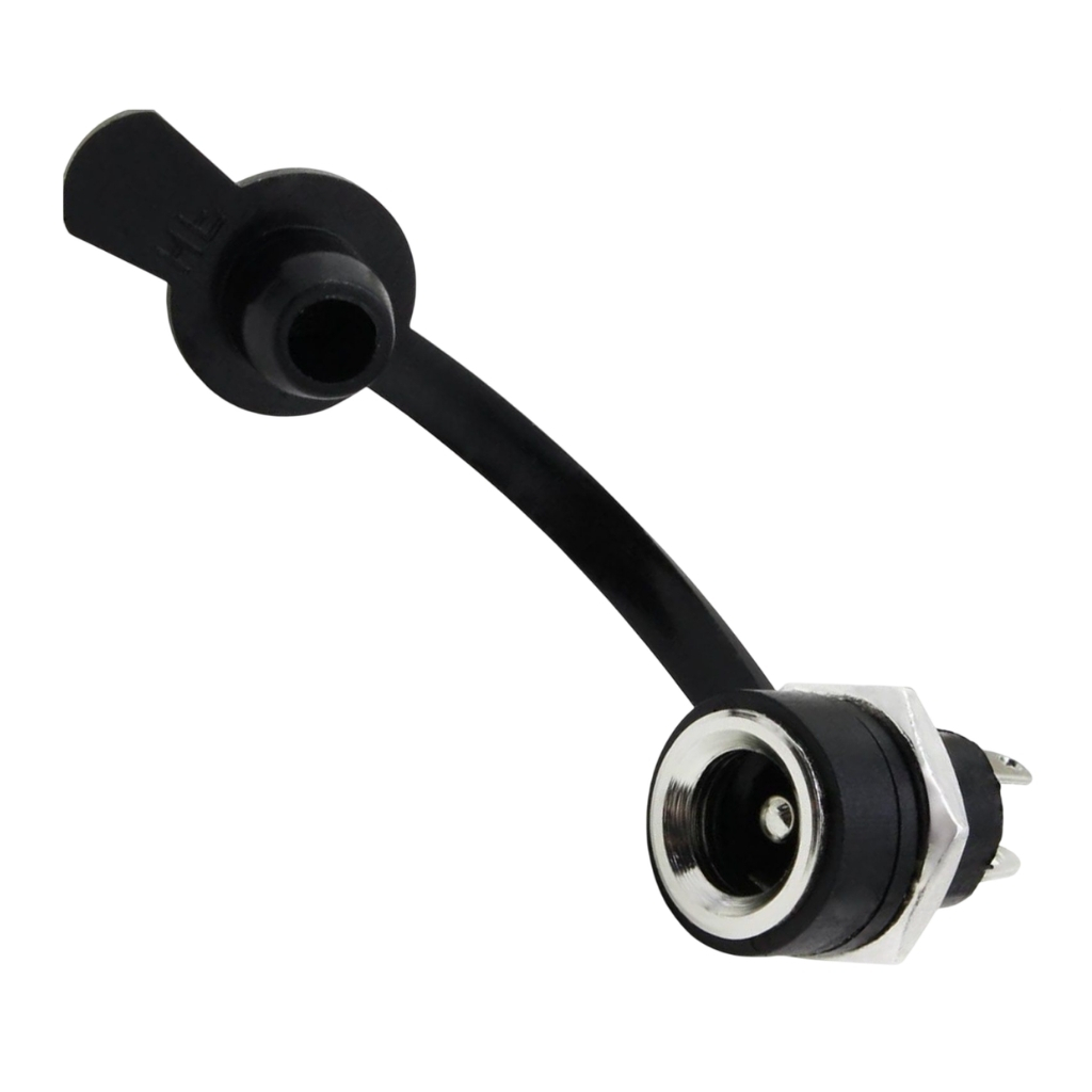 IC-258B 2.1mm DC Somunlu Korumalı Jak 8mm