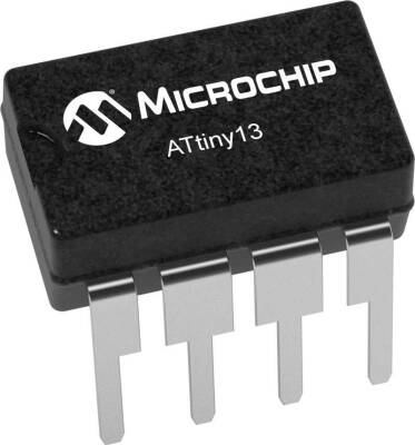 ATTINY13-20PU DIP-8 20MHz Mikrodenetleyici