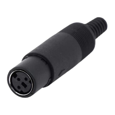 3 Pin Dişi Mini DIN Konnektör