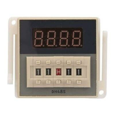DH48S-2Z 220V Zaman Ayarlı Röle Modülü - Çift Çıkışlı