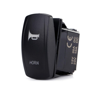 ON-OFF Mavi Işıklı Anahtar 5-Pin 12V-24V - Horn