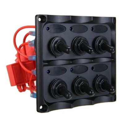 6'lı ON-OFF Toggle Switch Panel