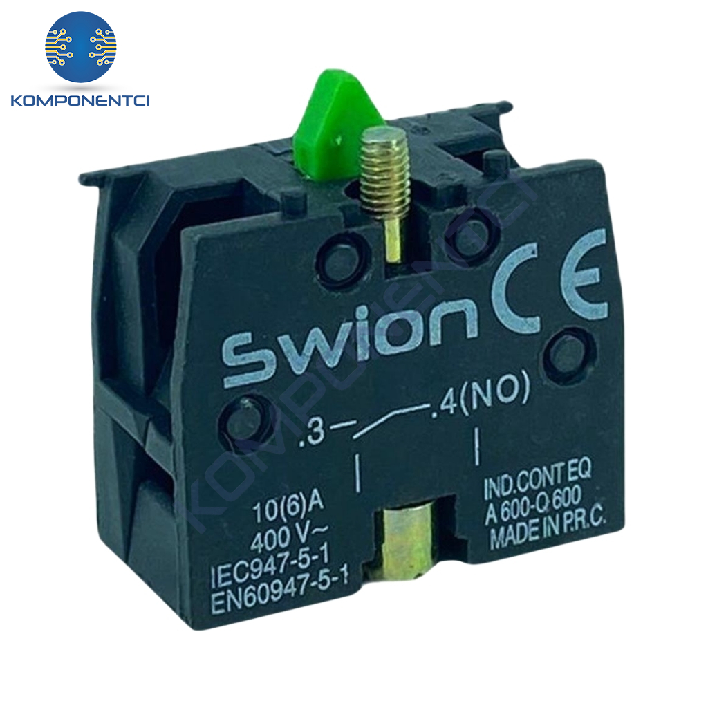 LAY5-BE101 22mm Kontak Blok (NO) Yeşil