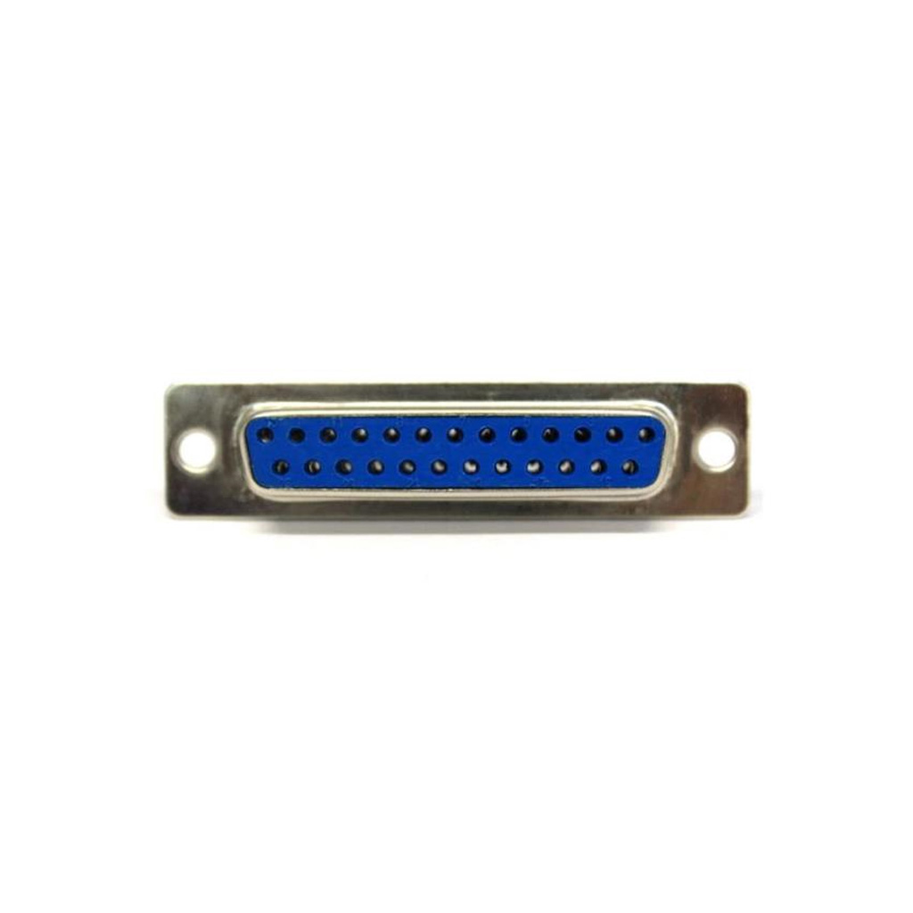 25 Pin Dişi D-Sub Konnektör Lehim Tip