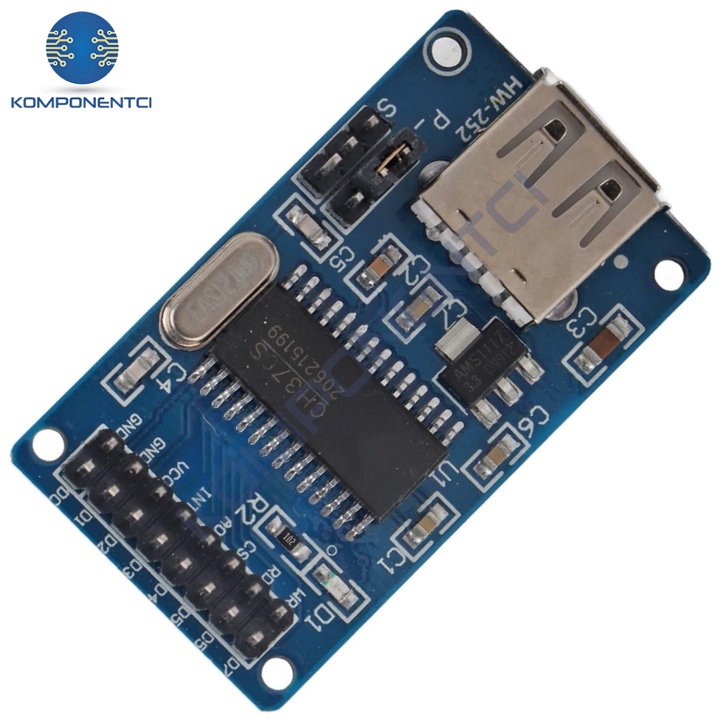 CH376S USB Modül - USB Bellek Okuyucu ve Flash Disk Desteği
