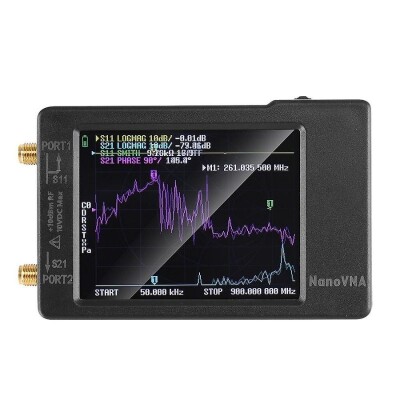NanoVNA-H 50KHz-900MHz Vektör Ağ Spektrum Analizörü | Komponentci