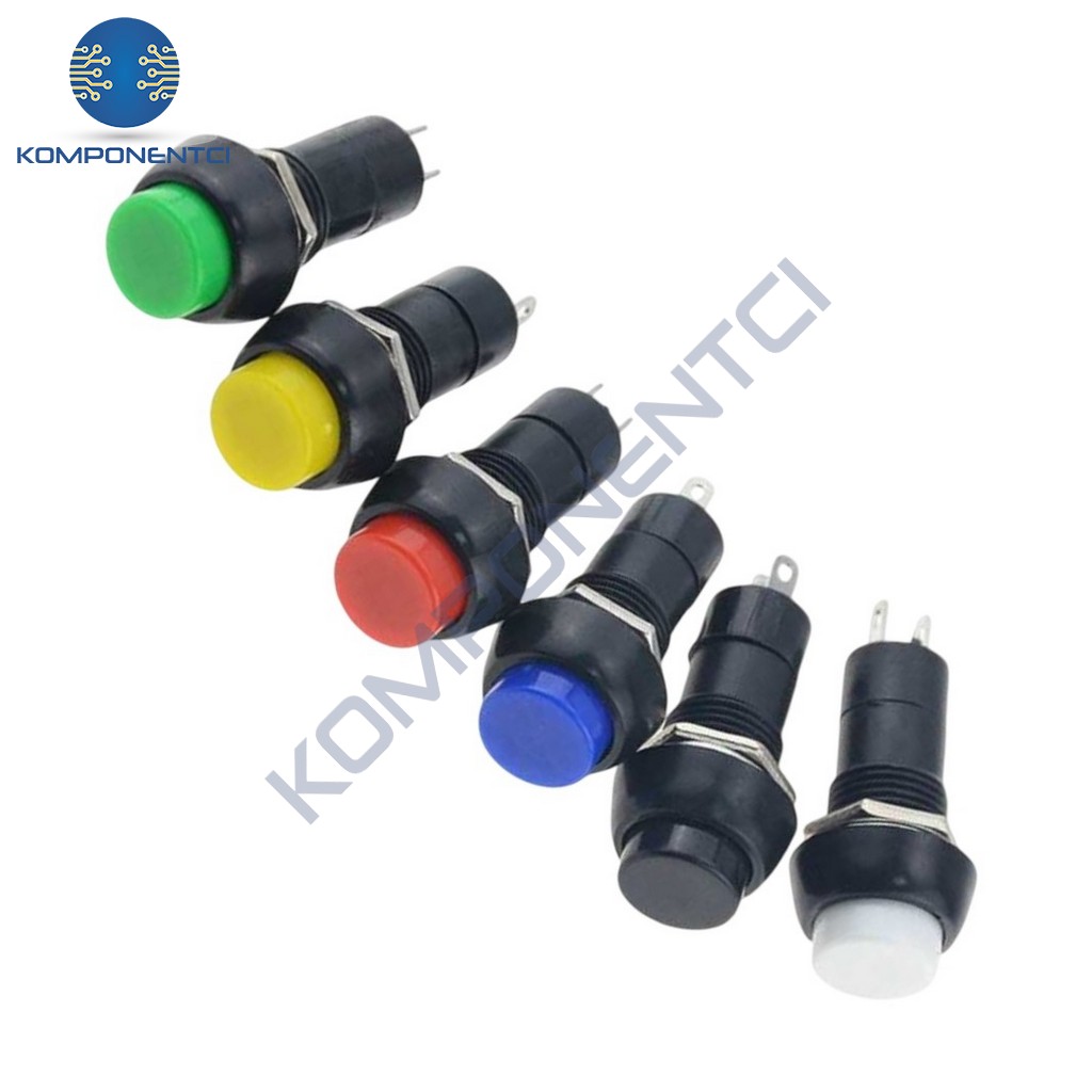 IC-185 Buton Ø12mm Kalıcılı Yeşil