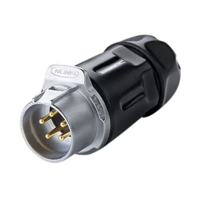 LP-20-C05PP-01-001 5-Pin Su Geçirmez Konnektör - Erkek