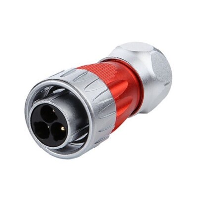 DH-24-C03PE-03-001 3-Pin Su Geçirmez Konnektör - Erkek