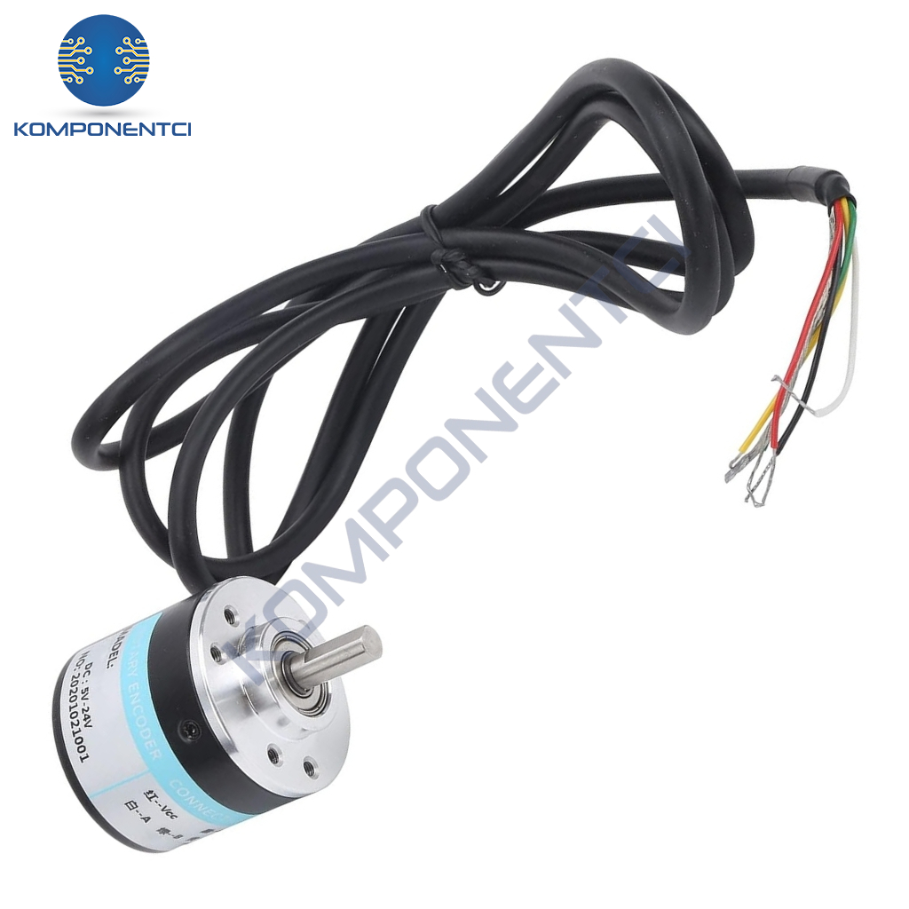 Optik Enkoder Artımlı Optik Döner Enkoder - 400 Darbe 5-24V/DC | Komponentci