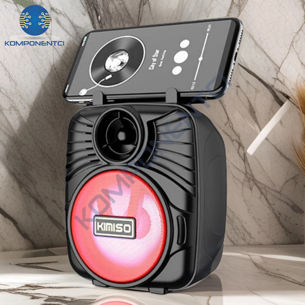 KIMISO SD/USB/FM Bluetooth RGB Işıklı Müzik Kutusu Hoparlör DM-109