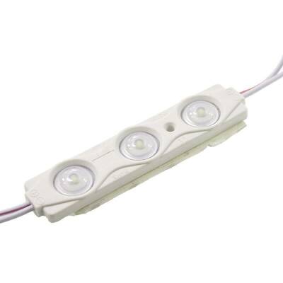3'lü Mercekli Modül Led - Beyaz 12V 1.2W