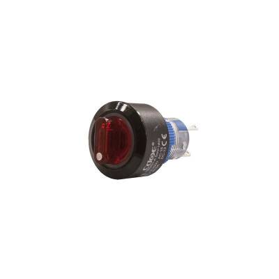 22mm Kırmızı Mandal Buton 1-0-2 CD-APY-22XDR