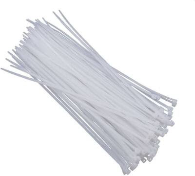 2.5mmx200mm Kablo Bağı Beyaz - 100 Adet