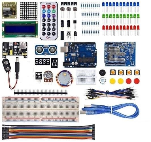 Arduino Uno R3 Full Başlangıç Seti 145 Parça 310 Adet Kutulu