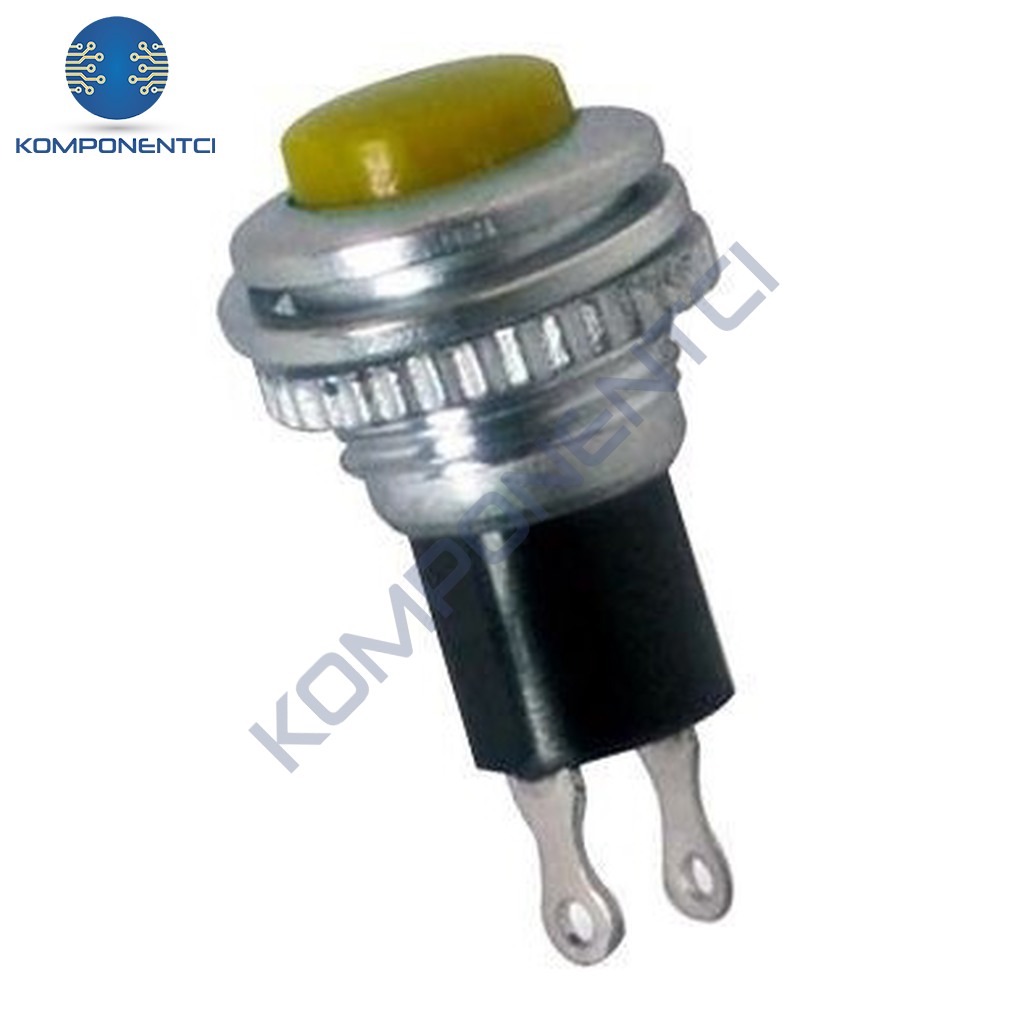 IC-179 Buton Ø10mm DS-316 Sarı