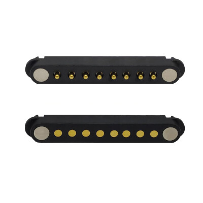 8-Pin 2.54mm Pogo Pin Manyetik Konnektör Takımı