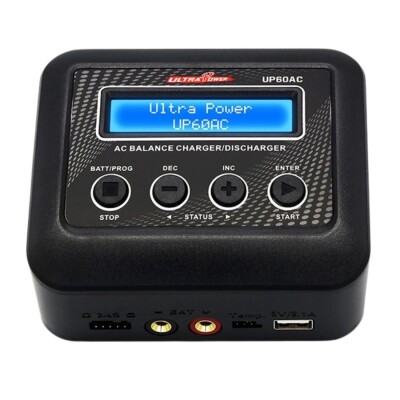 UP60AC 60W 6A 2-4S LiPo LiHv Pil Şarj Cihazı