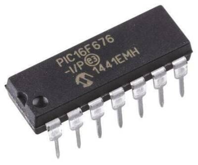 PIC16F676 DIP14 8-Bit 20MHz Mikrodenetleyici