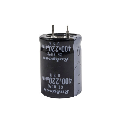 220uF 400V Elektrolitik Kondansatör 25x35mm