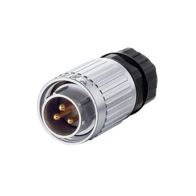 YW-16-C03PE-03-001 3-Pin Su Geçirmez Konnektör - Erkek
