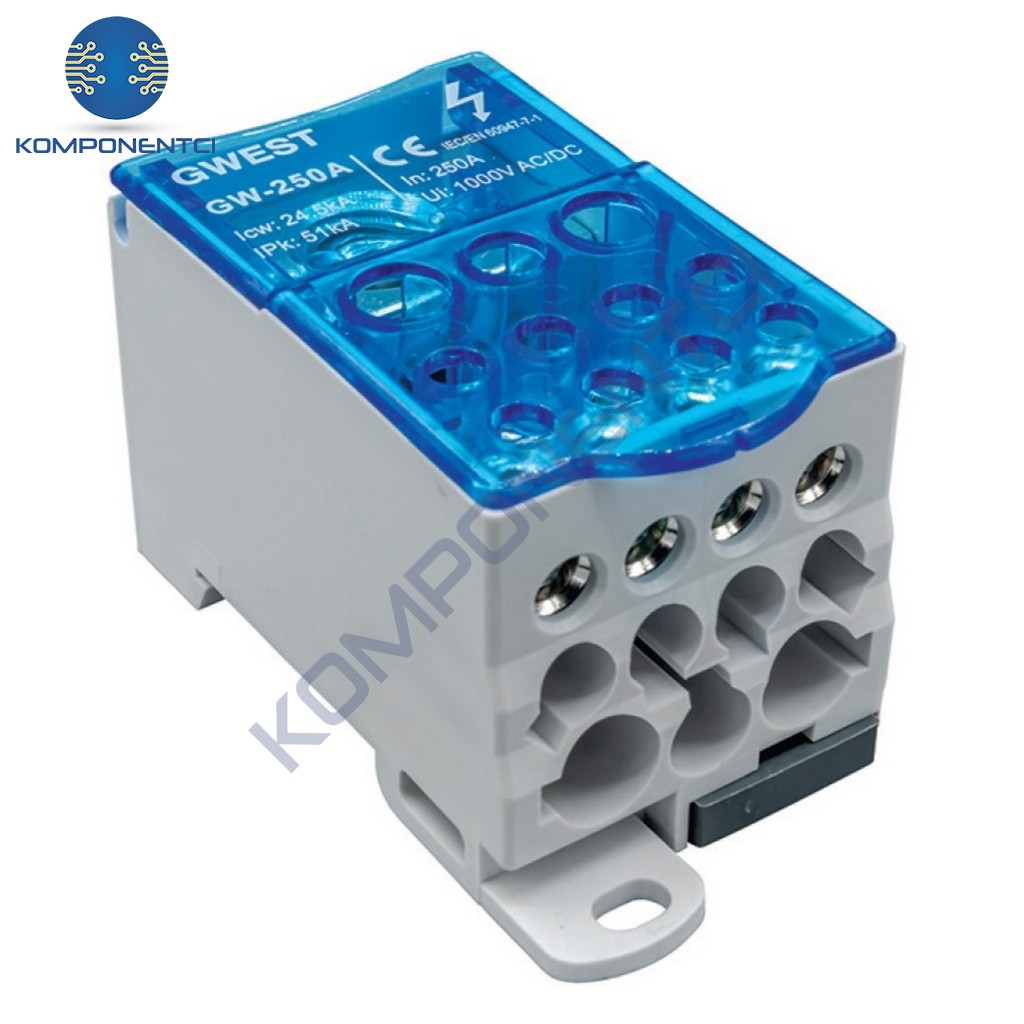 Gwest GW-250A Tek Kutuplu 250A Girişli Dağıtıcı Ünite