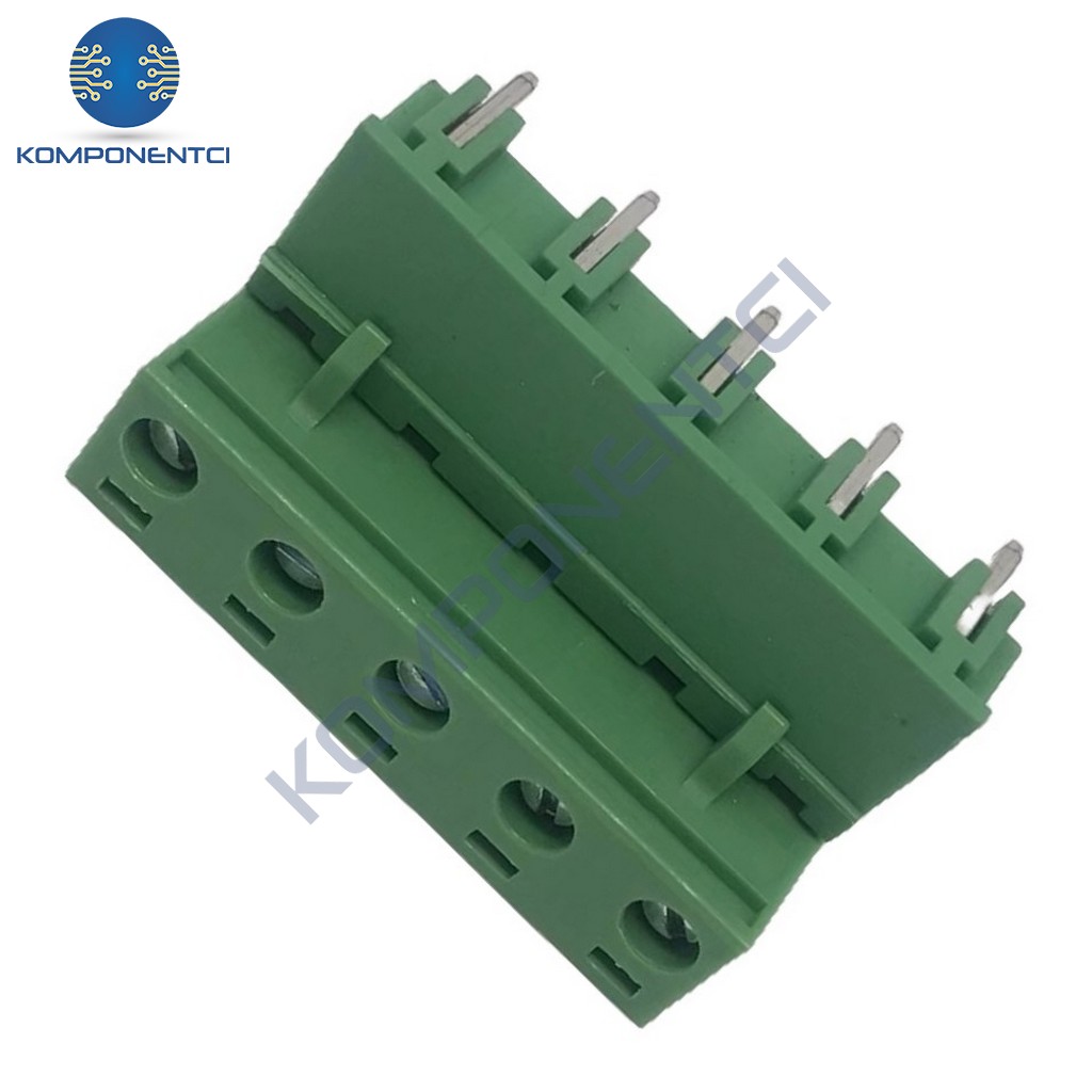 5 Pin 7.62mm Geçmeli 90C Takım Klemens