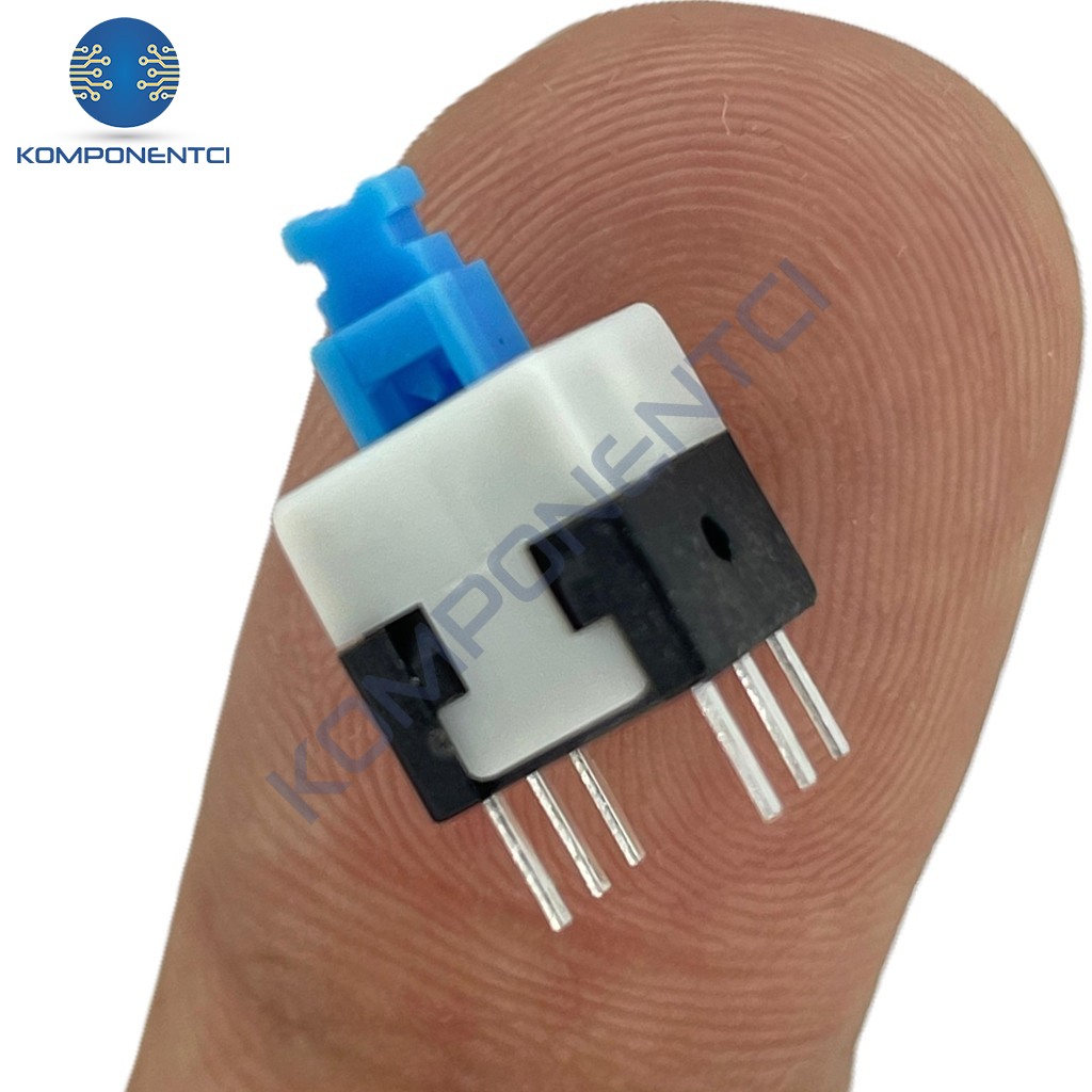 IC-199 6 Pinli Bacaklı Yaylı Push Buton 8x8mm