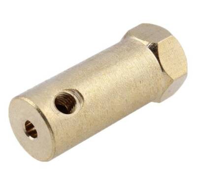 7mm Motor Şaftı ile Uyumlu Hex Tekerlek Kaplini