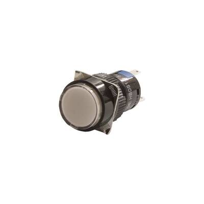 16mm 24V Beyaz Anahtarlı Buton CD-AY-11DZ/24V/W