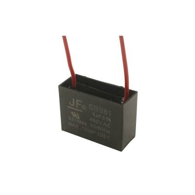 CBB61 4uF 450V Kablolu Kutulu Daimi Kondansatör
