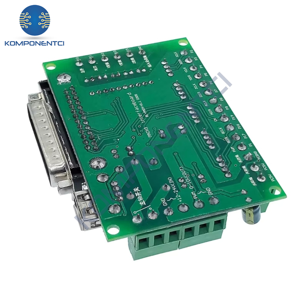 5 Eksenli Cnc Kontrol Kartı Mach3 Step Motor Sürücü | Komponentci