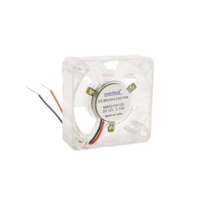 50x50x15mm 12V 0.15A Fan 2 Kablolu - Işıklı