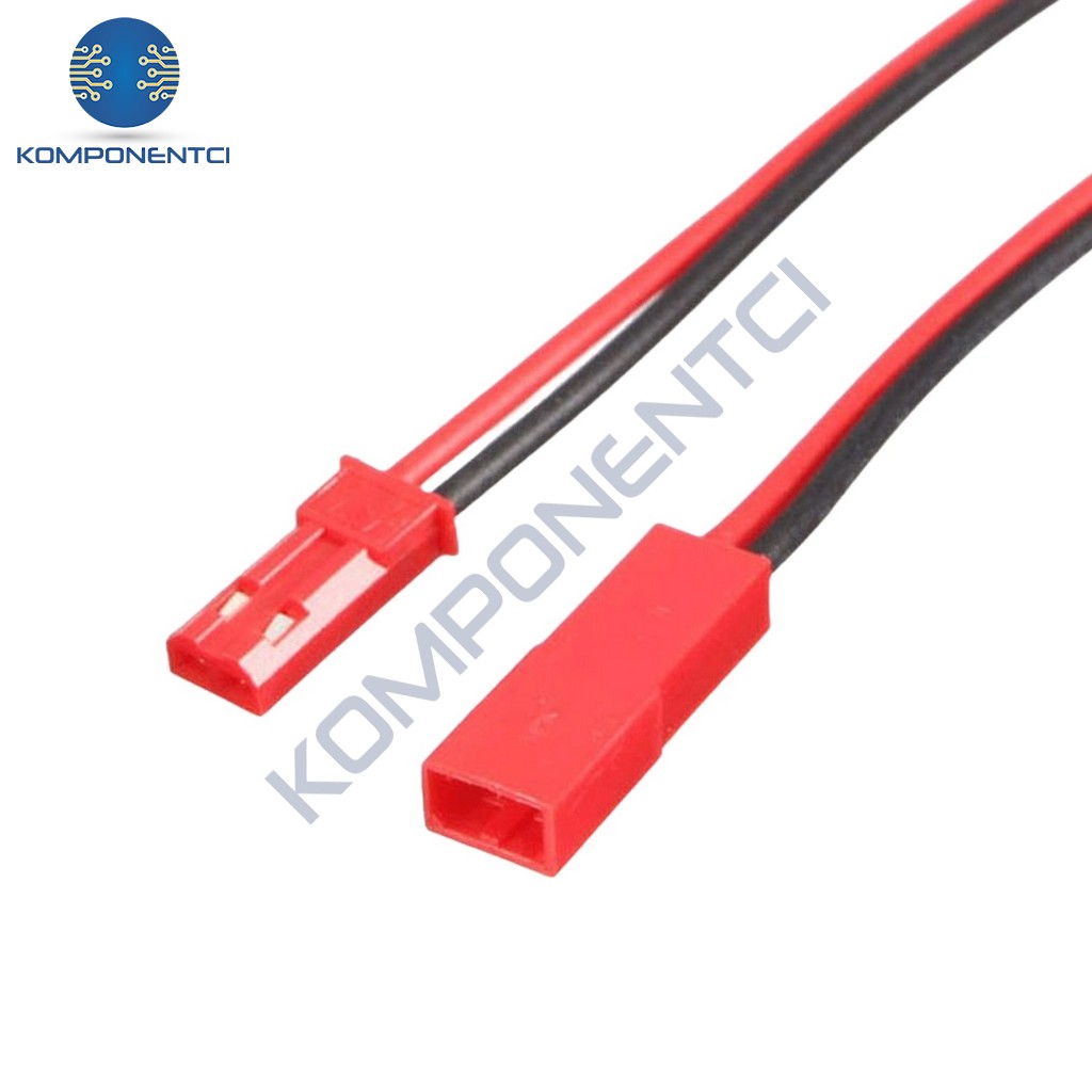 IC-261J-1 JST RC 2P Kablolu Konnektor Takım