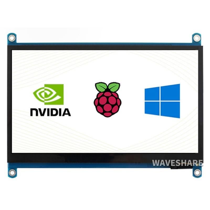 Waveshare 7'' Rezistif Dokunmatik LCD Ekran1024x600