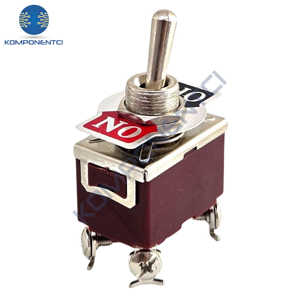 IC-156 Büyük Boy Toggle Switch Vidalı 4P 12mm On-Off