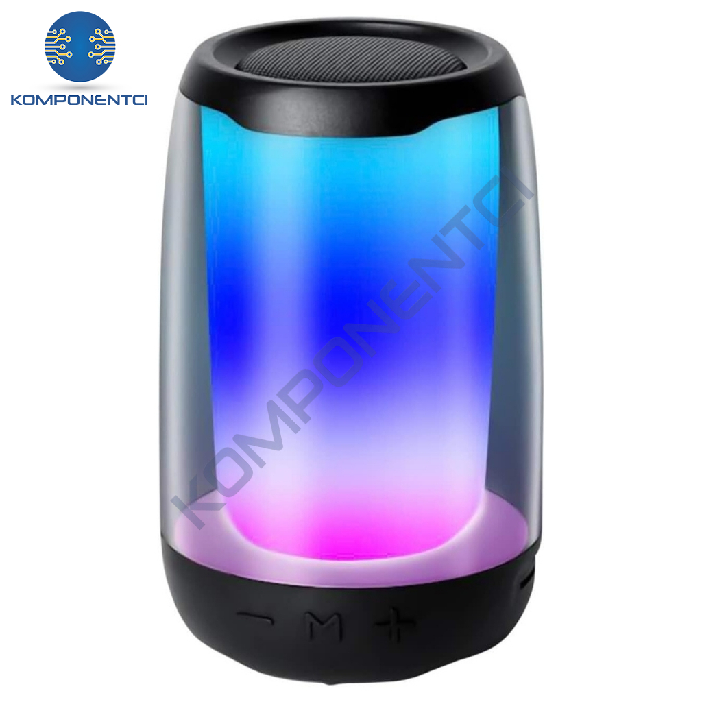 Divex Pluse 4 Mini Taşınabilir RGB Ledli Siyah Bluetooth Hoparlör DM-90