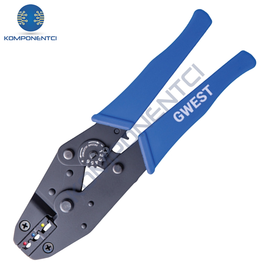 Gwest GW-7 İzoleli Terminal Sıkma Pensesi 0.50-6 mm²