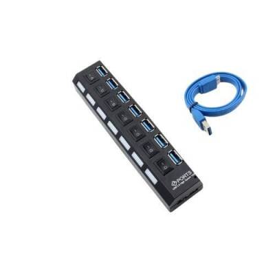 7 Port USB 3.0 Çoklayıcı On Off Anahtarlı