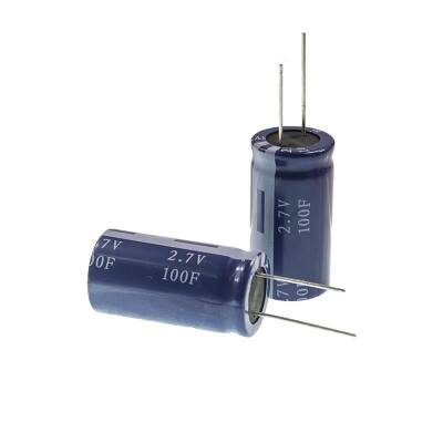 100F 2.7V Kondansatör Pil - Süper Kapasitör