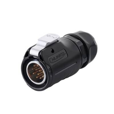 LP-20-C12PE-01-022 12-Pin Su Geçirmez Konnektör - Erkek