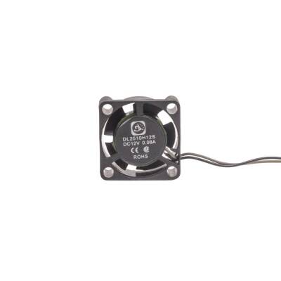 25x25x10mm 12V 0.08A Fan 2 Kablolu